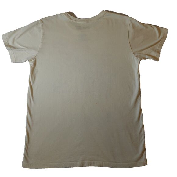 Coca-Cola Company Officially Licensed Coke Shirt Juniors Large Cream Graphic Tee - Picture 14 of 14